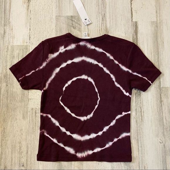 TopShop Purple Crop tee shirt Small NWT - Picture 6 of 7